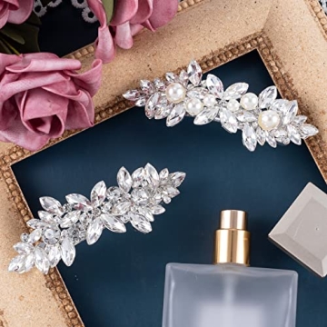 HINZIC Rhinestone Hair Clips - Elegant Accessories for Women