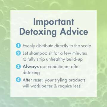 MopTop Detox Shampoo – Scalp Clarifying Shampoo for Build Up, Hard Water, Dirt & Oil, Sulfate & Paraben Free Hair Care for All Hair Types – Thin, Straight, Wavy, Curly & Coily (Citrus Medley, 8oz)