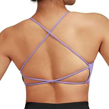 Buy RUUHEE Strappy Backless Sports Bra for Women
