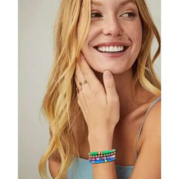 XOCARTIGE Summer Heishi Bracelets - Stylish Beach Jewelry