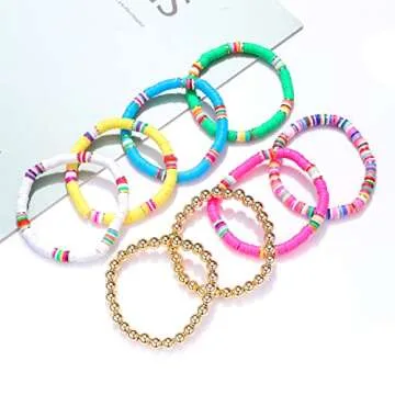 XOCARTIGE Summer Heishi Bracelets - Stylish Beach Jewelry