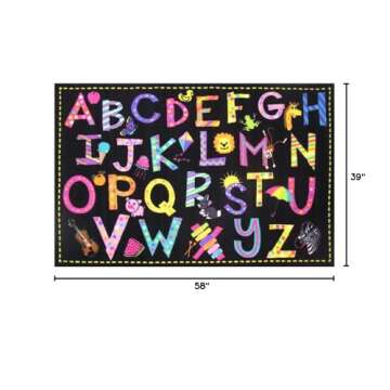 Fun Rugs A2Z Fun 39"x58" Area Rug, Multicolor, FT-74 3958