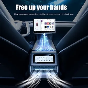 Hansshow Tesla Rear Control Screen for Model 3/Y 2016-2023