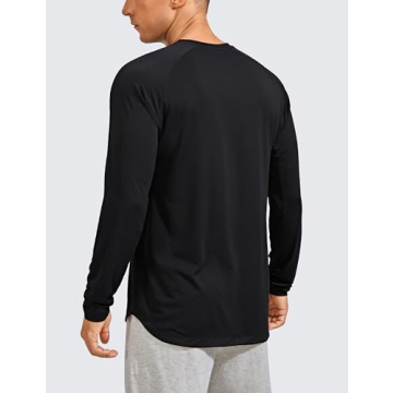 CRZ YOGA Men's Lightweight Long Sleeve Workout Shirt