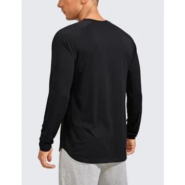 CRZ YOGA Men's Lightweight Long Sleeve Workout Shirt