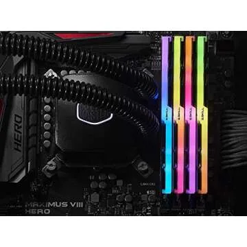 G.SKILL TridentZ RGB Series 32GB (4 x 8GB) 288-Pin DDR4 3600MHz Desktop Memory Model F4-3600C19Q-32GTZRB