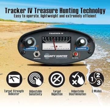 Bounty Hunter TK4 Tracker IV Waterproof Metal Detector
