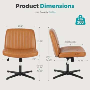 DUMOS Criss Cross Chairs: Stylish and Adjustable Modern Seating