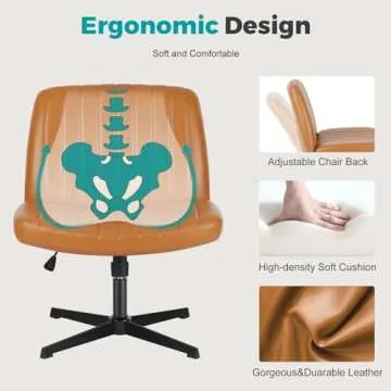 DUMOS Criss Cross Chair: Modern Adjustable Seating Solution