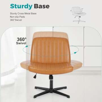 DUMOS Criss Cross Chair: Modern Adjustable Seating Solution