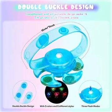 12 Pack LED Light Up Bracelets for Kids' Parties and Gifts