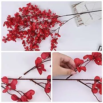 Dolicer 43.3'' Artificial Cherry Flowers for Elegant Décor