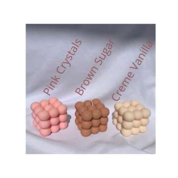 Pink Bubble Candle Valentines day decorations, Pink birthday gifts for girls, Pink Decor, Pink room decor, Aesthetic Candles, Aesthetic Pink Stuff For Shelf Decor, Cute valentines gifts for her