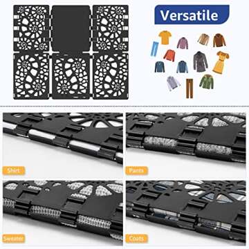 BoxLegend Shirt Folder V1-Plus Tshirt Folding Board Clothes Folder Easy and Fast to Fold Clothes for...