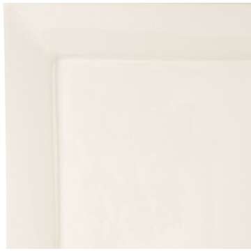 Amazon Basics 16-Piece Classic White Kitchen Dinnerware Set, Square Plates, Bowls, Service for 4