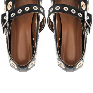 Stylish MICIFA Ballet Flats for Women with Buckle Strap