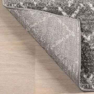 nuLOOM 2x14 Moroccan Blythe Rug - Dark Grey Design