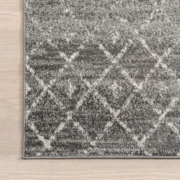 nuLOOM 2x14 Moroccan Blythe Rug - Dark Grey Design