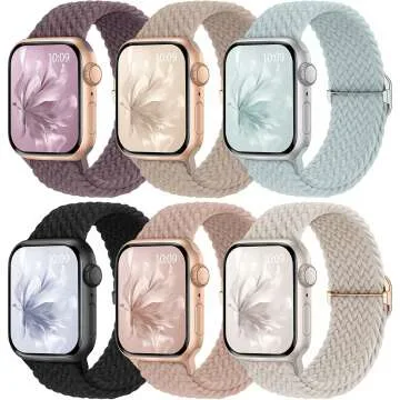 Braided Stretchy Apple Watch Bands 38mm-49mm