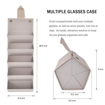 Kenpal Stylish Foldable Sunglasses Case for Travel