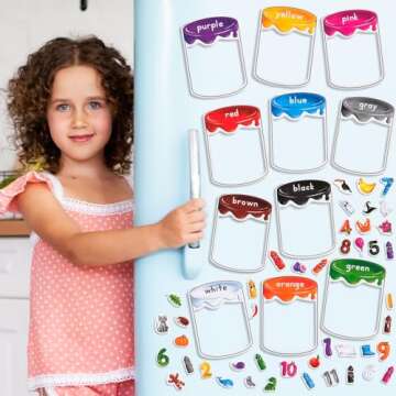 Magnetic Color Sorting Set for Toddler Education