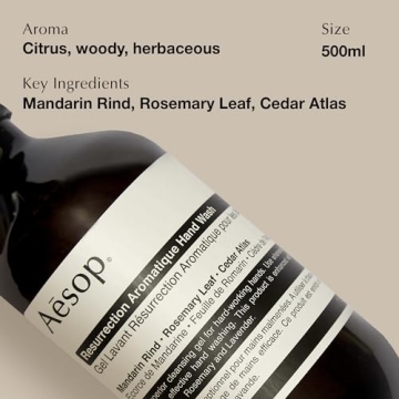 Aesop Resurrection Hand Wash 500mL - Luxurious & Vegan