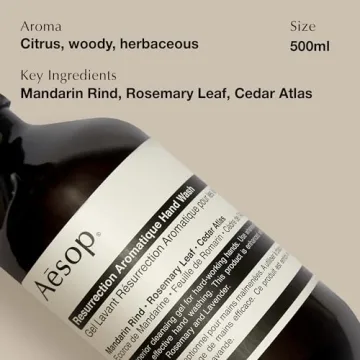 Aesop Resurrection Hand Wash 500mL - Luxurious & Vegan