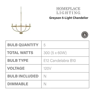 Greyson Candle Chandelier - Elegance Meets Functionality