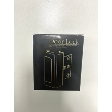 Durable Door Reinforcement Lock - 800lbs Security for Homes