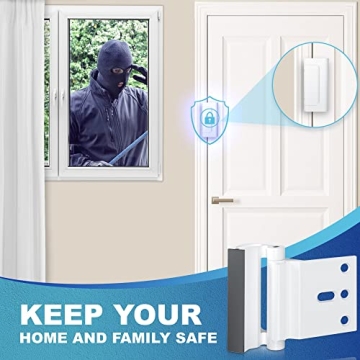 Durable Door Reinforcement Lock - 800lbs Security for Homes