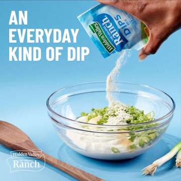 Hidden Valley Original Ranch Dips Mix, 1 Ounce, Pack of 4 (Package May Vary)