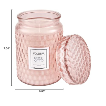 Voluspa Rose Otto Candle 18oz - Clean Burning & Elegant