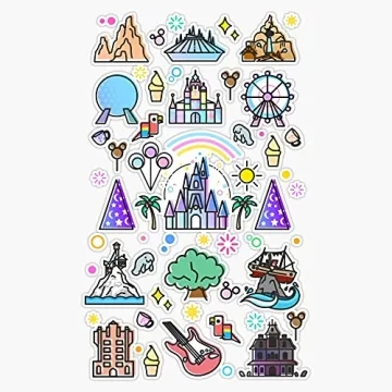 Happiest Place On Earth Stickers for Scrapbooking & Decor