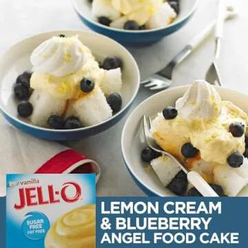 JELL-O Vanilla Instant Pudding & Pie Filling Mix (1 oz Boxes, Pack of 6)