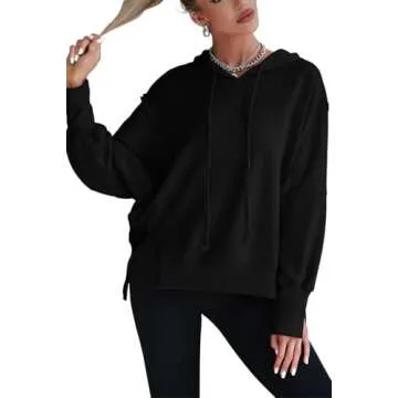 GREAIDEA Women's Casual Oversized Hoodie with Stylish Detail