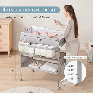 Sweeby Portable Baby Changing Table for Newborn Care