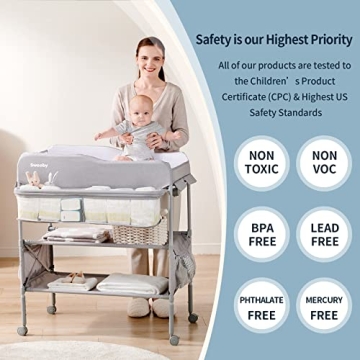 Sweeby Portable Baby Changing Table for Newborn Care