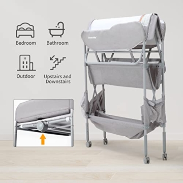 Sweeby Portable Baby Changing Table for Newborn Care
