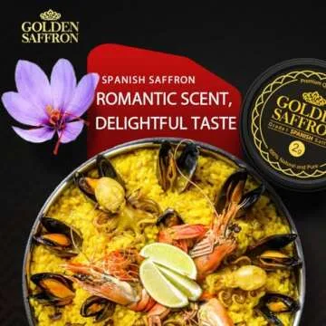 Premium Red Spanish Saffron Spice Threads for Culinary Use