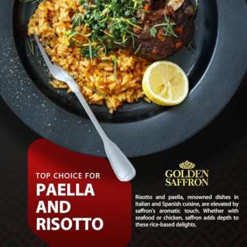 Premium Red Spanish Saffron Spice Threads for Culinary Use