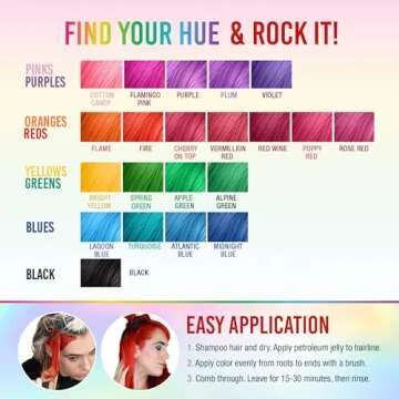 Punky Fire Semi Permanent Conditioning Hair Color, Non-Damaging Hair Dye, Vegan, PPD and Paraben Free, Transforms to Vibrant Hair Color, Easy To Use and Apply Hair Tint, lasts up to 25 washes, 3.5oz