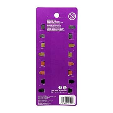Goody Metal Contour Hair Snap Clips - 8 Count, Assorted Colors - Just Snap Into Place - Suitable for...