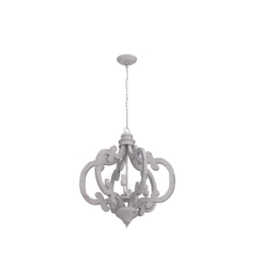 FebFurniture 6-Light Cottage Chandelier for Elegant Spaces