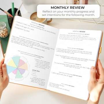 Clever Fox Planner PRO Schedule – Undated Weekly & Monthly Life Planner with Time Slots, Appointment Book & Daily Organizer, A4 (Amber Yellow)