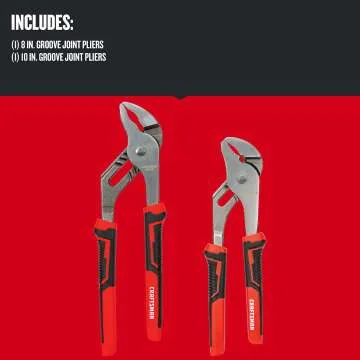 CRAFTSMAN Pliers Set - 8 & 10 Inch Groove Joint