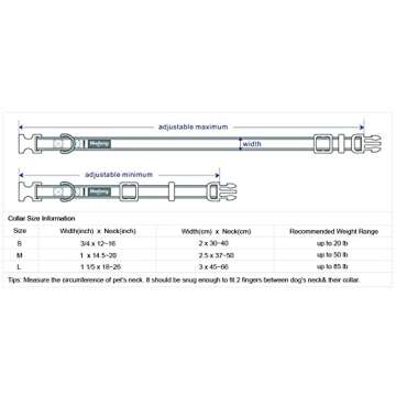 Blueberry Pet Soft & Safe 3M Reflective Neoprene Padded Adjustable Dog Collar - Mint Blue Pastel Color, Large, Neck 18"-26"