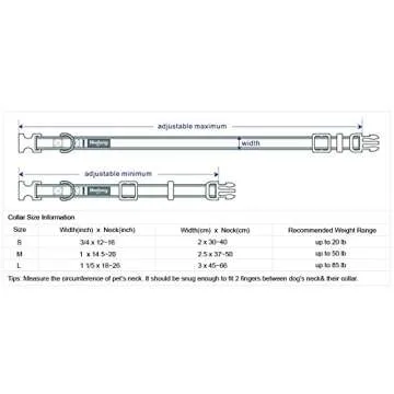 Blueberry Pet Soft & Safe 3M Reflective Neoprene Padded Adjustable Dog Collar - Mint Blue Pastel Color, Large, Neck 18"-26"