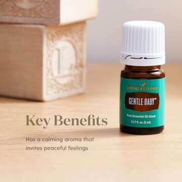 Young Living Gentle Baby Essential Oil 5ml - Calming Blend for Little Ones - Promotes Soothing Comfo...