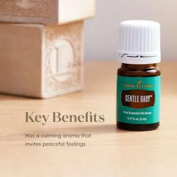Young Living Gentle Baby Essential Oil 5ml - Calming Blend for Little Ones - Promotes Soothing Comfo...