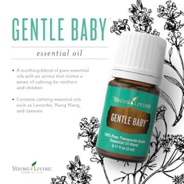Young Living Gentle Baby Essential Oil 5ml - Calming Blend for Little Ones - Promotes Soothing Comfort - Certified Pure & Gentle - Aromatherapy for Baby Care